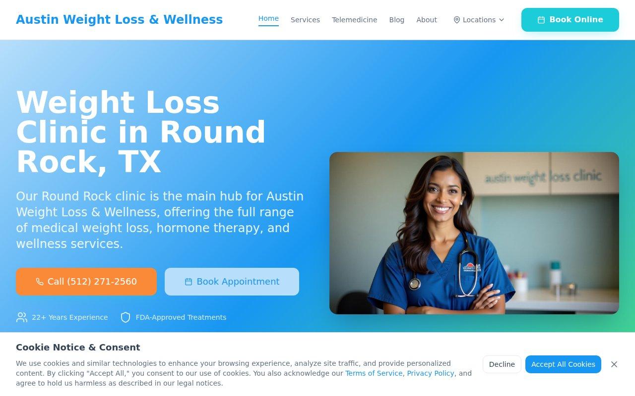 Screenshot of austinweightlosstoday.com